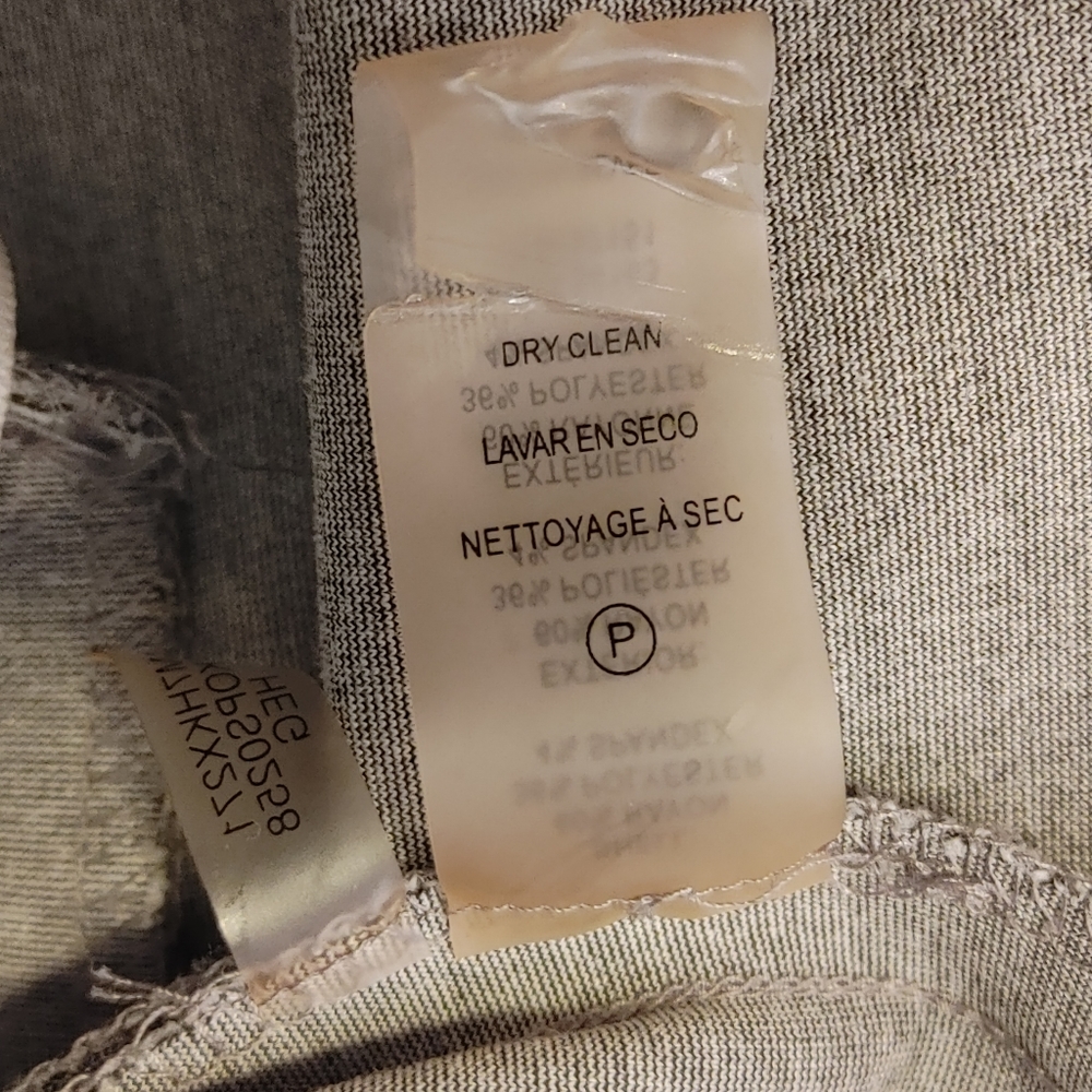 Calvin Klein Women's Slim Front Pant, Gray 14 - Picture 14 of 15